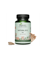 Natural B12 BIO aus Shiitake/ Vitamin B12 (iz organskih medicinskih gob shiitake), 60 kapsul, 100% vegansko <tc>Vegavero</tc>