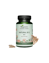 Natural B12 BIO aus Shiitake/ Vitamin B12 (iz organskih medicinskih gob shiitake), 60 kapsul, 100% vegansko <tc>Vegavero</tc>