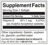 Naravni vitamin E 1000 iu - 100 gel kapsul