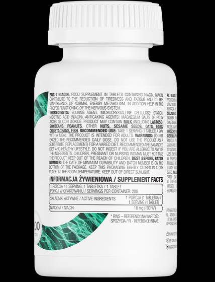 Niacin / vitamin B3 200 tablete