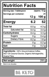 Št. 1 Keto Supreme Coffee - 250 gramov