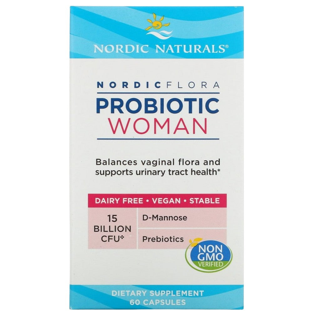 Nordijska flora probiotična ženska | 15 milijard aktivnih celic - 60 kapsul