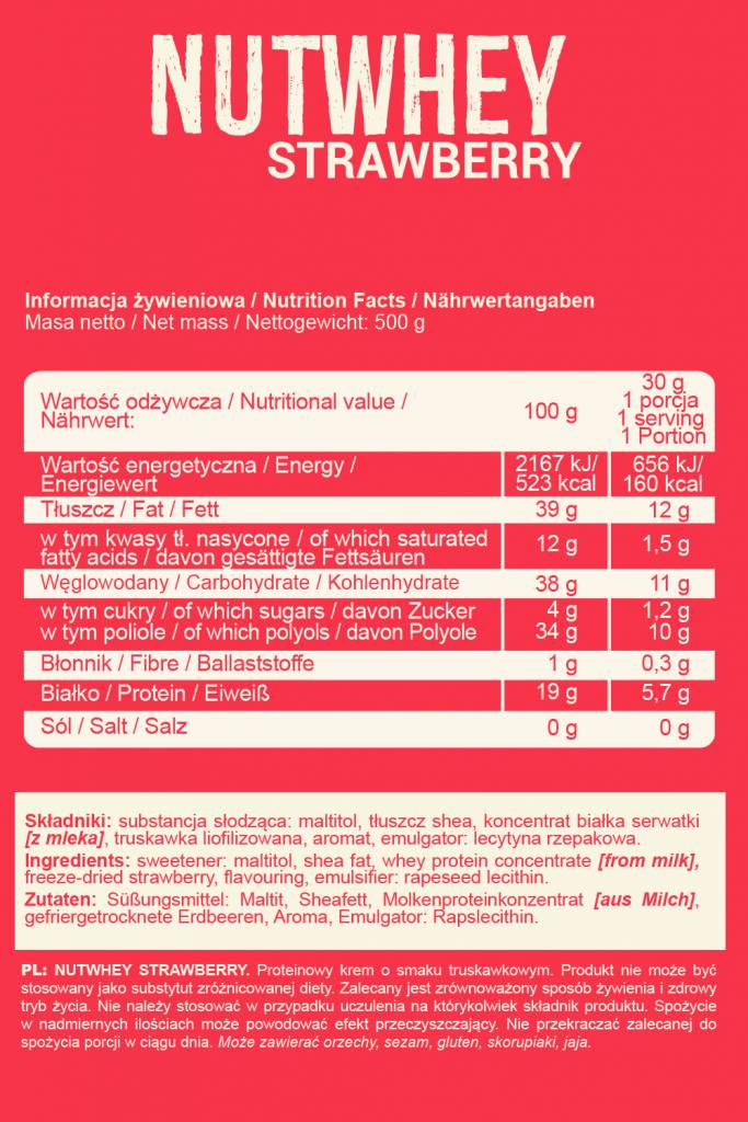 Širjenje beljakovin NutwHey | Različni okusi 500 gramov
