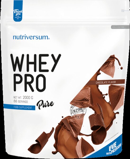 <tc>Nutriversum</tc> Whey Pro Pure | s sistemom N-Zyme [2000 gramov, 66 odmerkov]