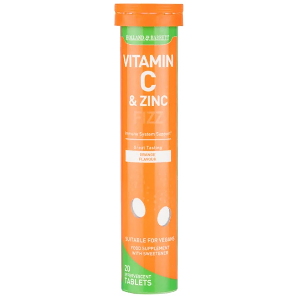 Vitamin C in cink Effevervecent - 20 topnih tablet