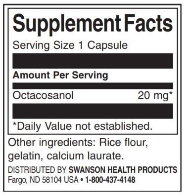 Octaco<tc>san</tc>ol 20 mg | Največja moč - 30 kapsul