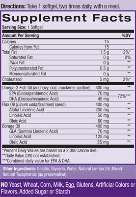 Omega 3-6-9 kompleksni 90 softgelov