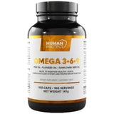 Omega 3-6-9 | Z ribjim oljem, laneno olje in sončnično olje - 100 kapsul