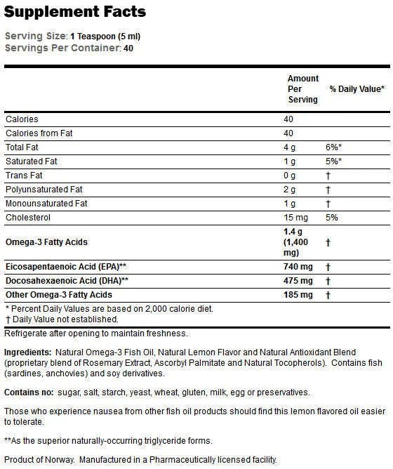 Omega 3 tekočina - 200 ml