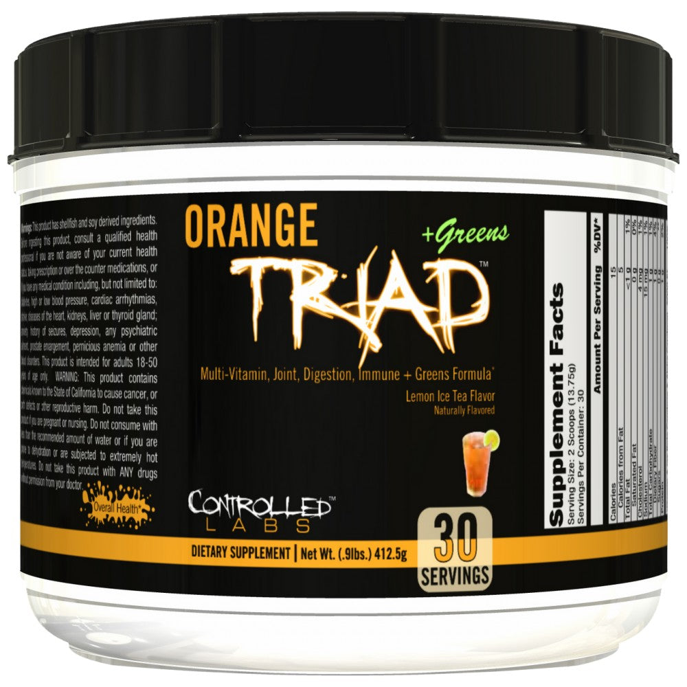 Oranžna triada + zeleni prah - 412 gramov