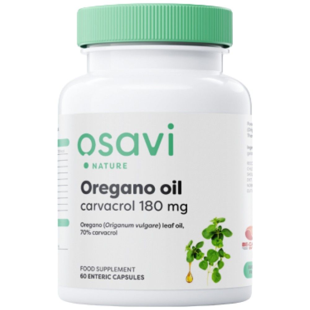 Origano olje 257 mg | 70% karvakrol - 60 kapsul
