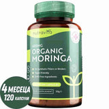 Organic Moringa - Bio Moringa 600 mg 120 veganskih kapsul