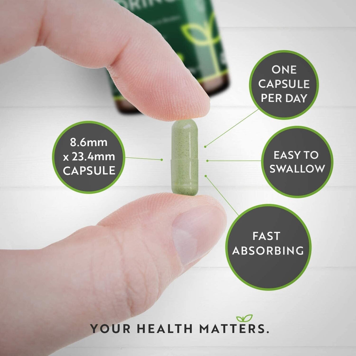 Organic Moringa - Bio Moringa 600 mg 120 veganskih kapsul