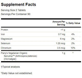 Organska spirulina 500 mg - 180 tablet