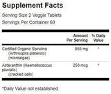 Organska spirulina in astaksanthin - 120 tablet