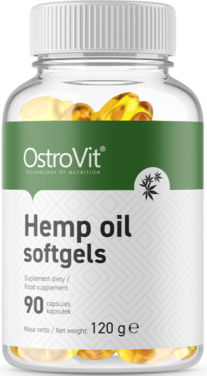 Konopljino semensko olje / omega 3-6-9 kompleksne 90 gel kapsule