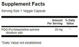 PQQ 20 mg / pirolokinolin kinon - 30 kapsul