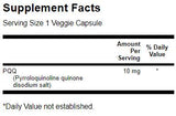 PQQ 10 mg / pirolokinolin kinon - 30 kapsul