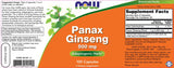 Panax ginseng 500 mg - 100 kapsul