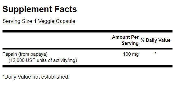 Papain papaya encim 100 mg - 90 kapsul