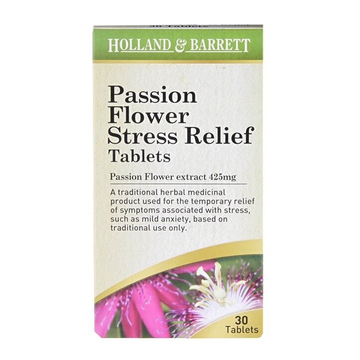 Passion Cvetter Stres Relief 30 Tablete Holland & Barrett