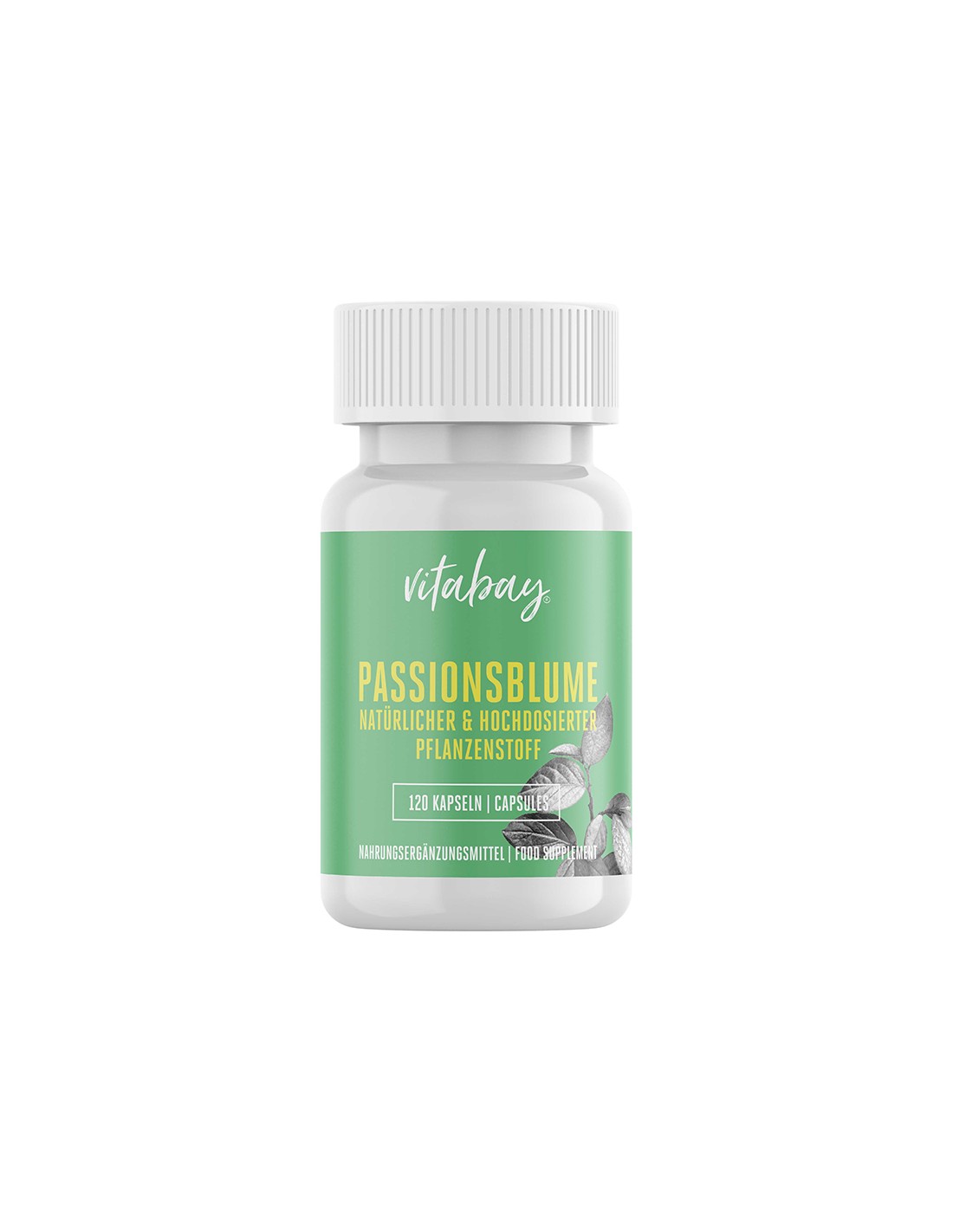 Passionsblume Extrakt - Pasijonka 3750 mg, 120 kapsul <tc>Vitabay</tc>
