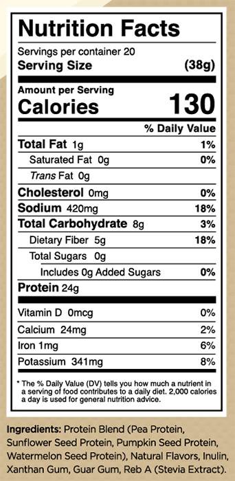 Rastlinske beljakovine | 100% veganska formula - 630 gramov