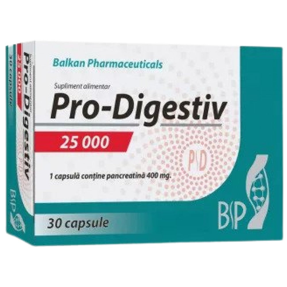 Pro-digestiv 25000 | Pankreatin 400 mg - 30 kapsul