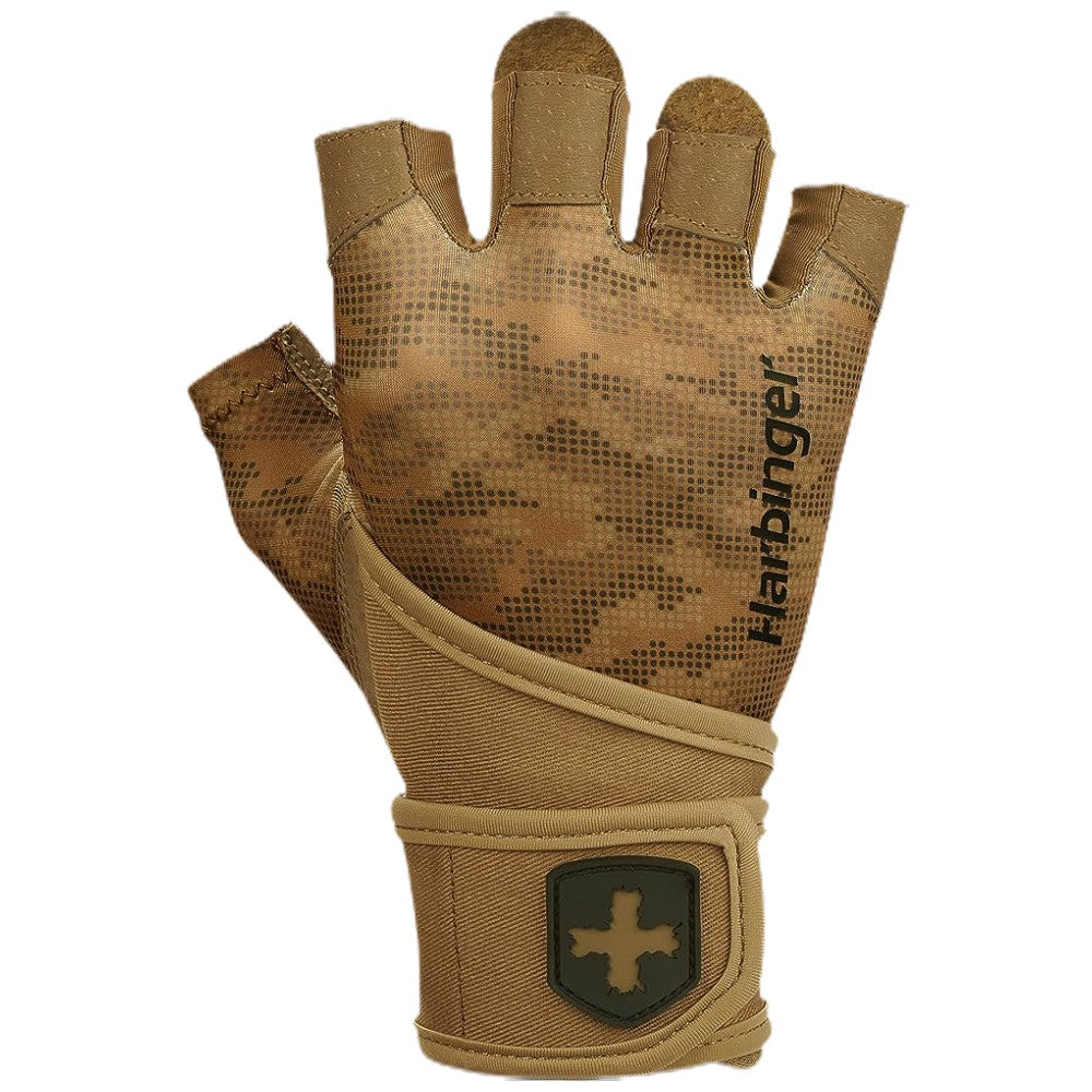 Moške rokavice Pro zapestje zaviti 2.0/z čepki - tan camo