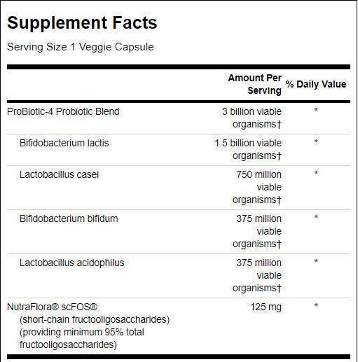 Probiotik 4 | 3 milijarde CFU - 60 kapsul