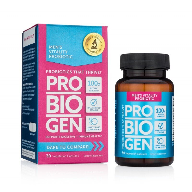 <tc>Probiogen</tc> Men`s Vitality Probiotic - Probiotik za moške - 30 kapsul