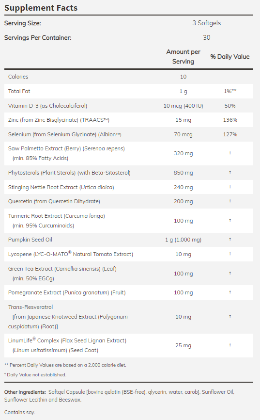 Zdravje prostate - 90 gel kapsul