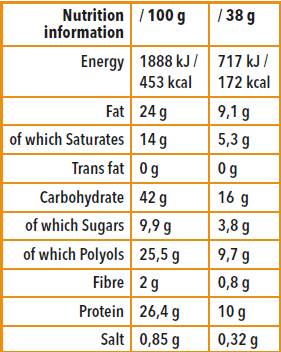 Beljakovine Pops | s 26% beljakovin - 38 gramov