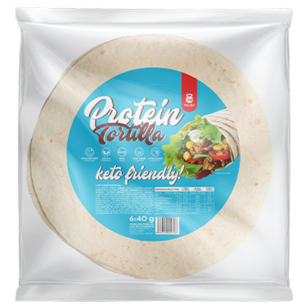Beljakovinska tortilja | Nizko-ogljikovih hid z visoko beljakovinami ~ keto prijaznimi ovoji-6 x 40 (240) gramov