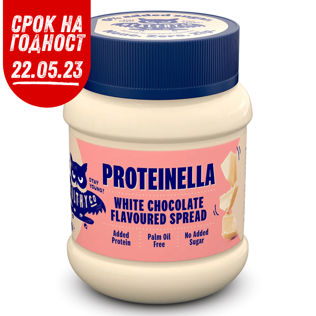 Beljakovina bela čokolada 400 g - tekoča bela čokolada brez dodanega sladkorja in brez palmovega olja