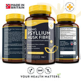 Psyllium Husk Fiber 700 mg 180 V caps <tc>Nutravita</tc>