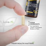 Psyllium Husk Fiber 700 mg 180 V caps <tc>Nutravita</tc>