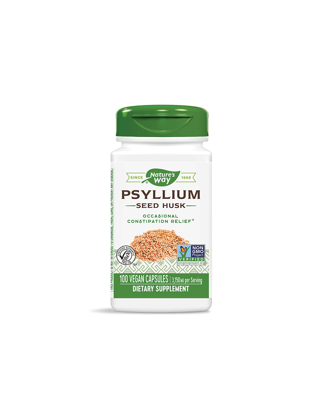 Psyllium seme lupa 525 mg x 100 kapsula narava pot