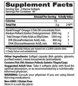 Čisto aljaško ribje olje 1000 mg (180 kapsul, 180 odmerkov) <tc>Doctor's Best</tc>