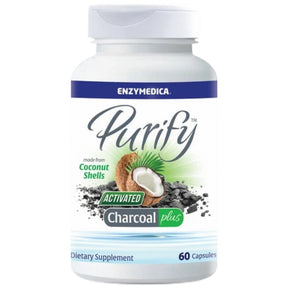 Purify Activated Charcoal Plus - 60 capsules - Nutra Best Europe