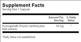 Pycnogenol 50 mg - 50 kapsul