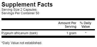 Pygeum 500 mg - 100 kapsul