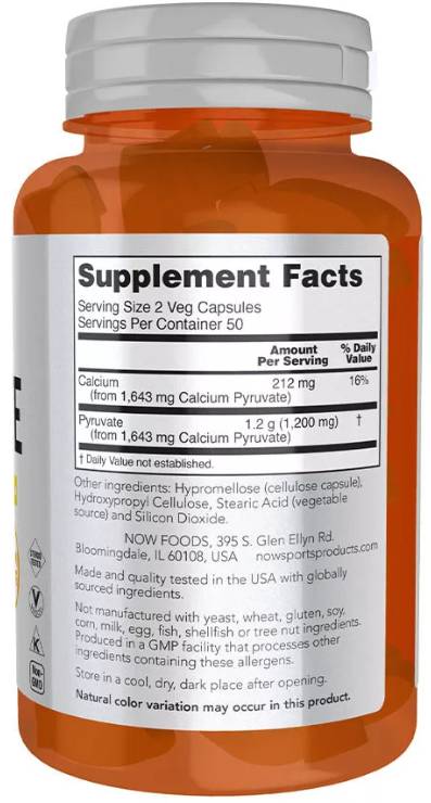 Piruvat 600 mg - 100 kapsul