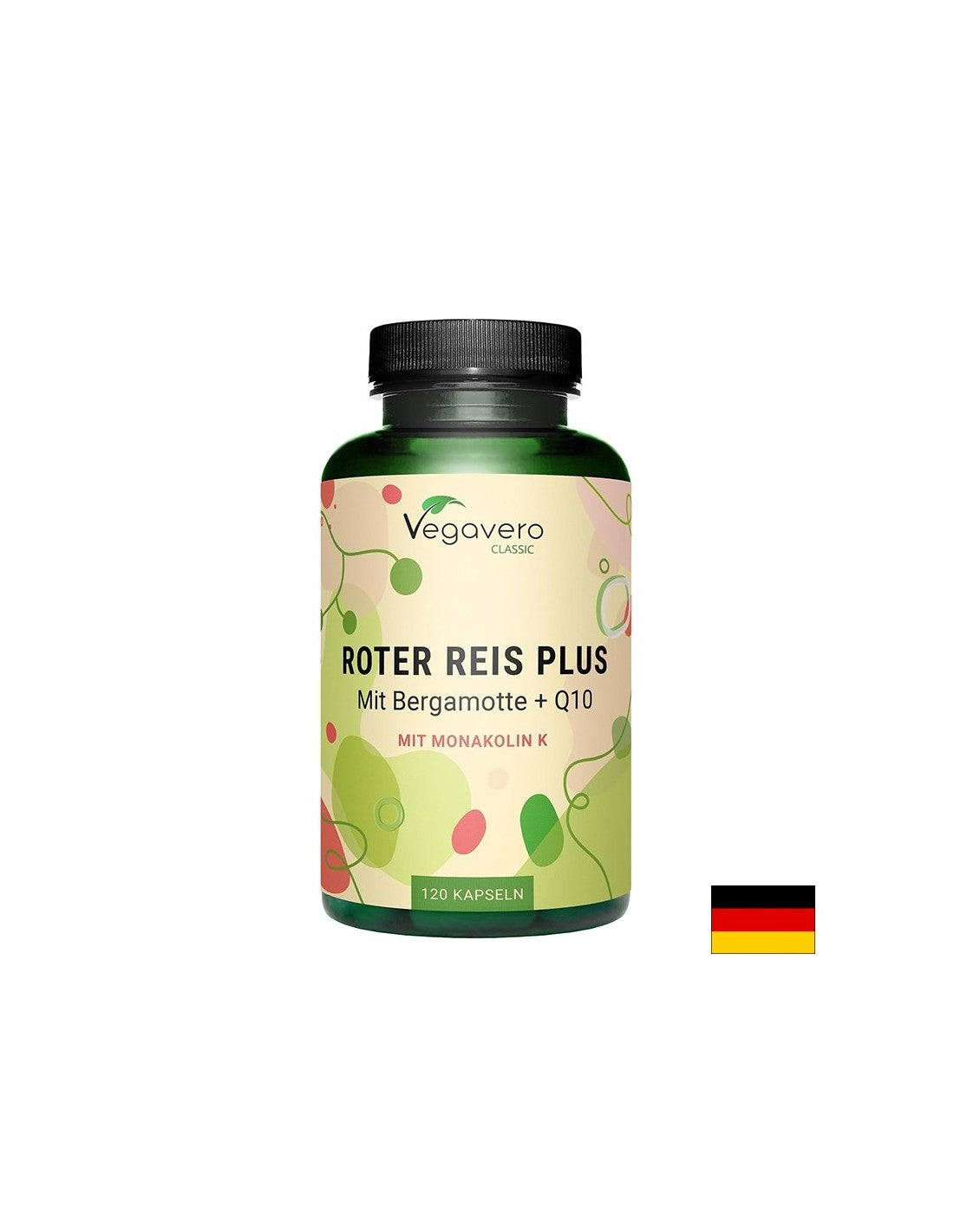 Heart Health - Rdeči riž (kvas) + bergamot in koencim Q10, 120 kapsul