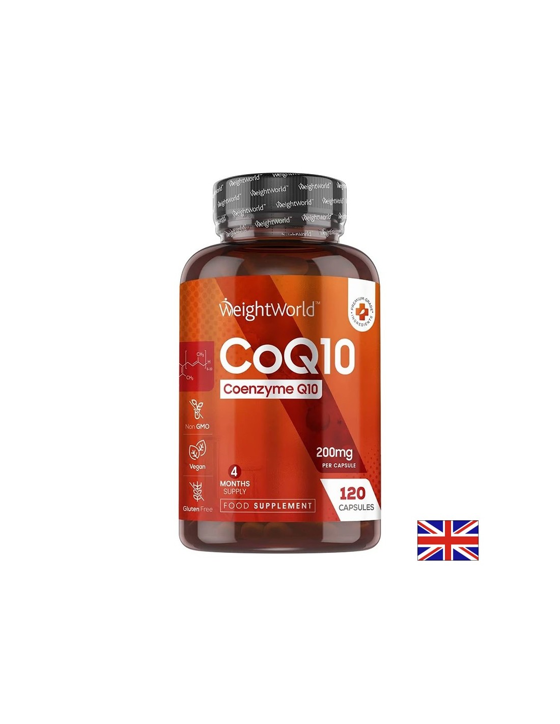 Kardiovaskularno zdravje - koencim Q10 200 mg, 120 kapsul - Coq10