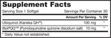QH + PQQ (ubikinol + pirolokinolin kinon) - 30 gel kapsul