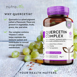 Kvercetinski kompleks z bromelainom 120 V kapsul. <tc>Nutravita</tc>