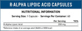 R-Ala 200 mg | R -alfa lipojska kislina - 60 kapsul
