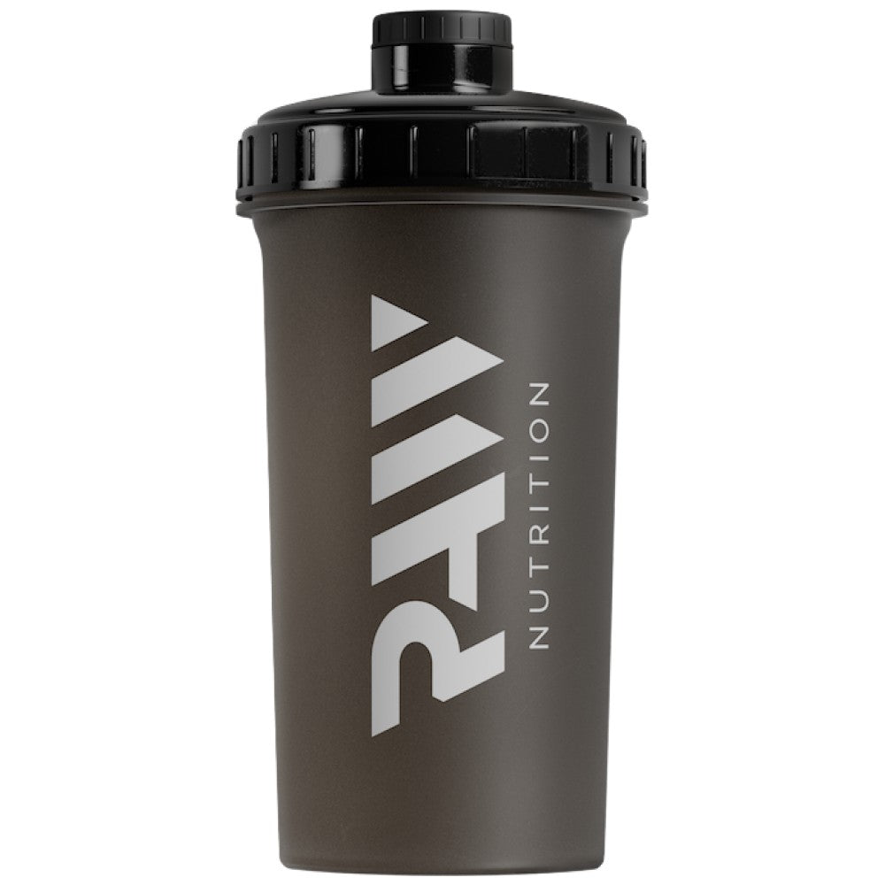 Shaker surovega logotipa - črni 700 ml
