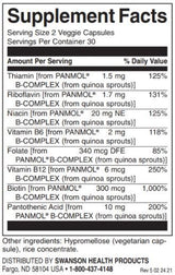 Prava hrana B -kompleks iz Quinoa Sprouts / 60 VCAPS - 0